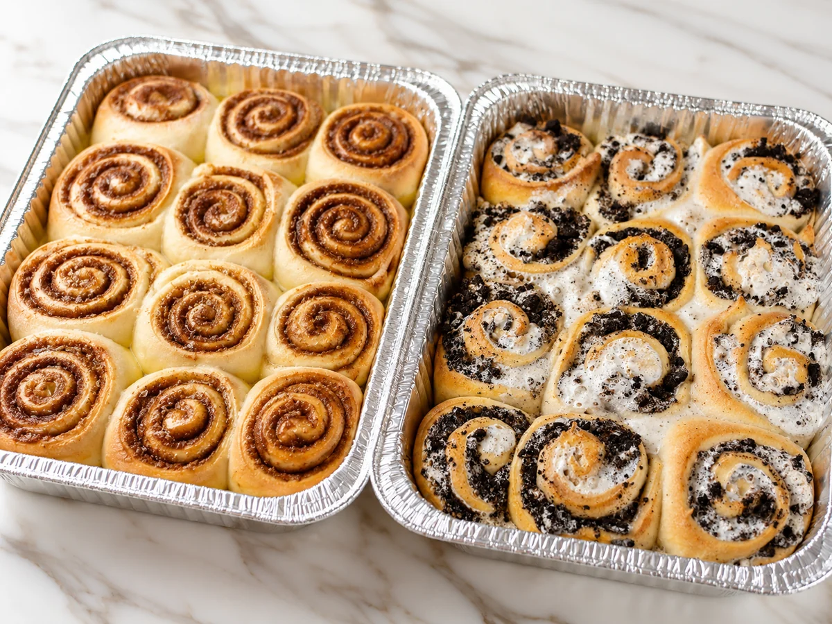 Homemade rolls ready to serve.
